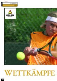 Ratgeber - gotennis - Erfolgreicher Tennis spielen