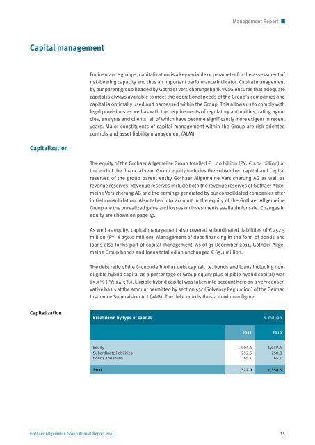 Gothaer Allgemeine Versicherung AG Group Annual Report for ...