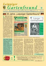 Leipziger Gartenfreund 10/13 - Stadtverband Leipzig der ...