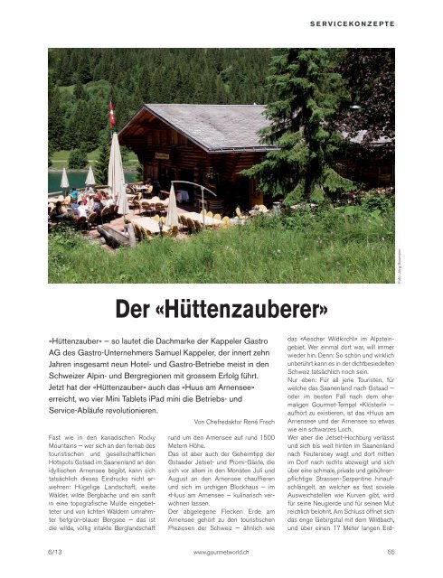 Der «Hüttenzauberer»