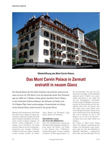 Fitness und Wellness für die Schweizer Hotellerie