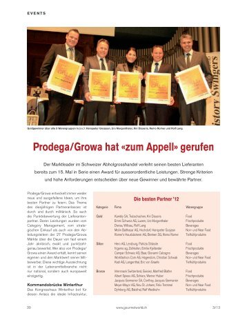 "Best Partners" von Prodega/Growa