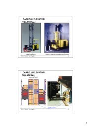 CARRELLI ELEVATORI TRILATERALI CARRELLI ELEVATORI