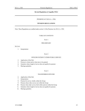 P020-Pensions Regulations.pdf - Government of Anguilla