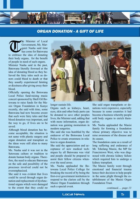 Newsletter Vol II Issue 1 2007 - Government of Botswana