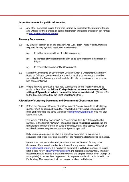 Procedure Notes for Council of Ministers Papers - Isle of Man ...