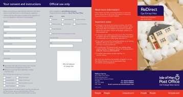 ReDirect - Isle of Man Post Office