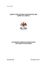 Electoral Registration Report - Isle of Man Government