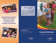Family Child Care Brochure - Government of Newfoundland and ...