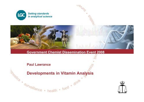 Paul Lawrance Vitamins Analysis - Government Chemist