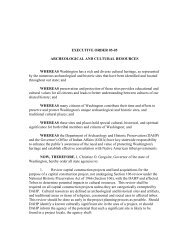 Executive Order 05-05 - Archeological and Cultural ... - Governor