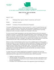 DIRECTIVE BY THE GOVERNOR 13-02 March 21, 2013 TO ...