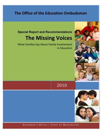 The Missing Voices - OEO Family Involvement Report - Governor