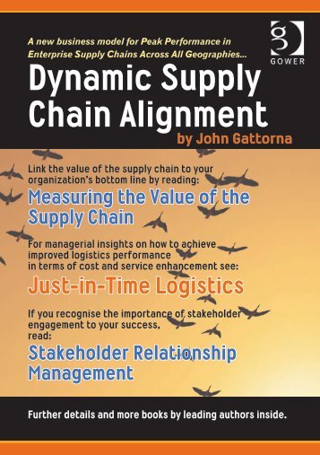 Dynamic Supply Chain Alignment