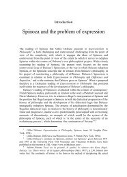 Spinoza and the problem of expression - Ashgate