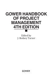gower handbook of project management 4th edition