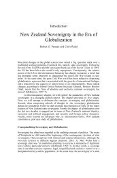 New Zealand Sovereignty in the Era of Globalization - Ashgate