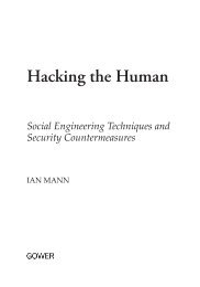 Hacking the Human