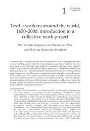 Textile workers around the world, 1650–2000: introduction ... - Ashgate