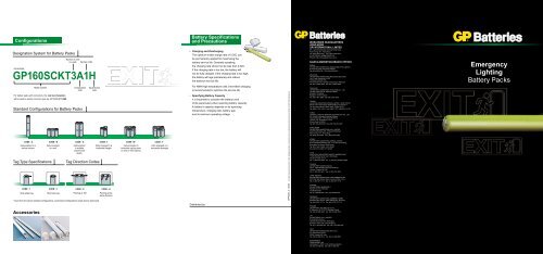 Emergency Lighting Battery Packs - GP Batteries