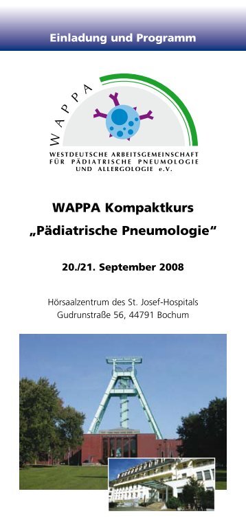 WAPPA Kompaktkurs „Pädiatrische Pneumologie“