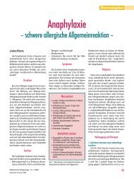 Anaphylaxie - Gesellschaft für Pädiatrische Allergologie und ...