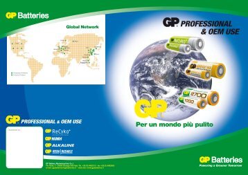 GP cover PROFESSIONAL - Blu Batterie