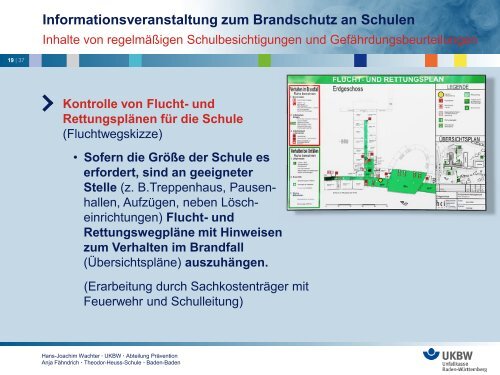 Informationsveranstaltung zum Brandschutz an Schulen Baulicher ...