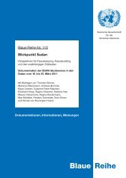 Blaue Reihe - Deutsche Gesellschaft für die Vereinten Nationen eV