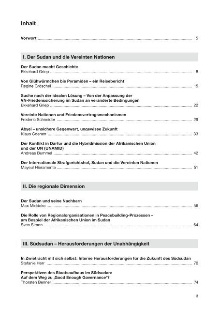 Blaue Reihe - Deutsche Gesellschaft für die Vereinten Nationen eV