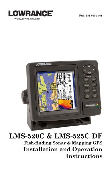 LMS-525C DF & LMS-520C Manual - Lowrance