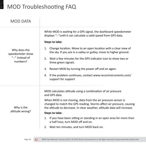 MOD User Manual - GPS Central