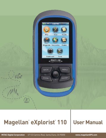 Magellan EXplorist 110 User Manual - Mecinca