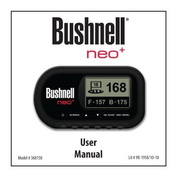 neo+ Manual - Bushnell Golf