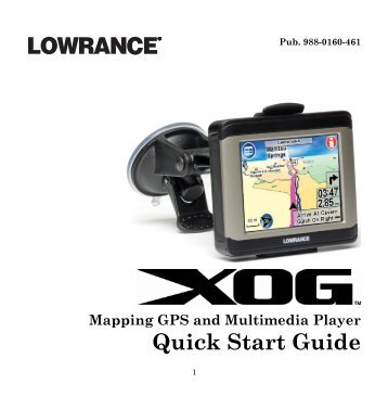 Quick Start Guide - Lowrance