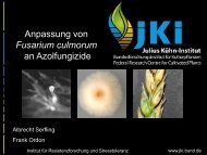 3. Anpassung von Fusarium culmorum an Azolfungizide Serfling