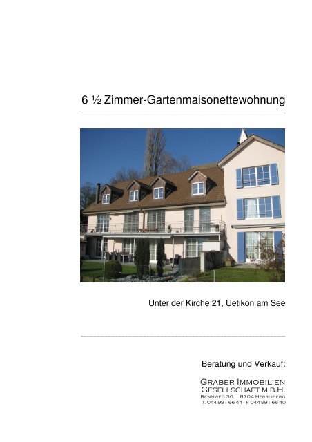 6 ½ Zimmer-Gartenmaisonettewohnung - Homegate.ch