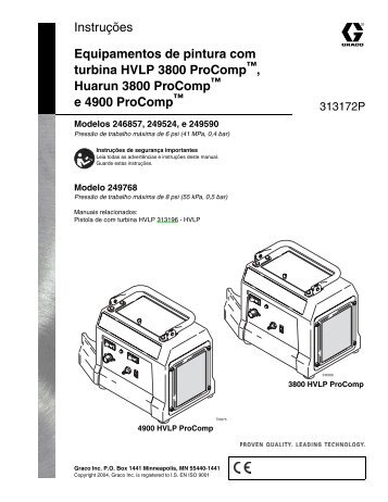 313172P HVLP 3800 ProComp, Huarun 3800 ProComp ... - Graco Inc.