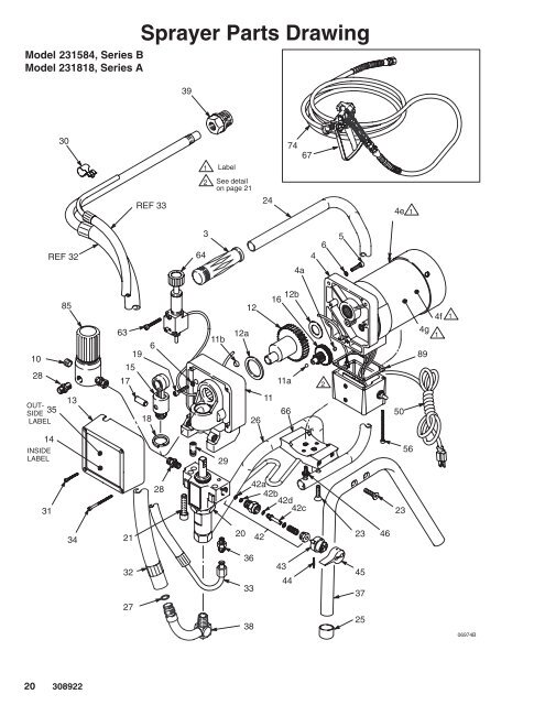 308922B 495st Airless Paint Sprayers - Graco Inc.