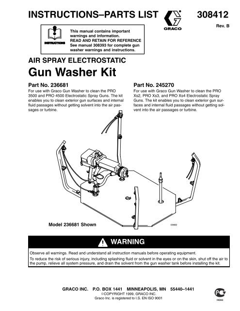 graco pro xs4 electrostatic paint gun