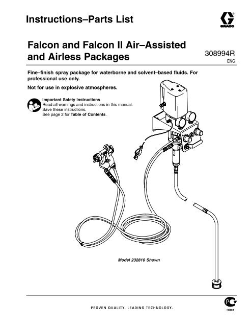 Graco Fine Finish Tip Chart