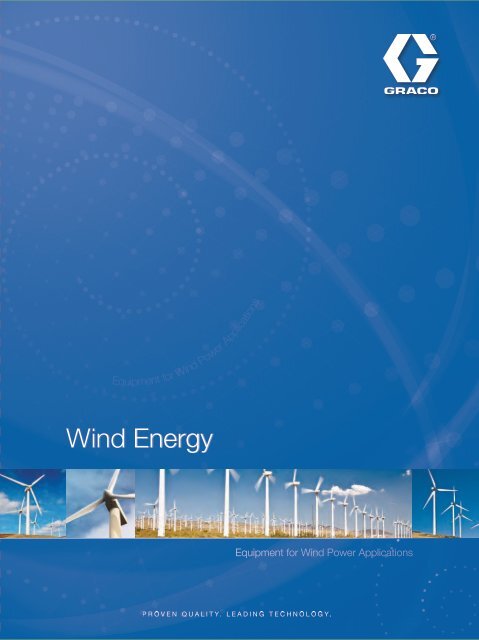 Wind Energy brochure - Graco Inc.