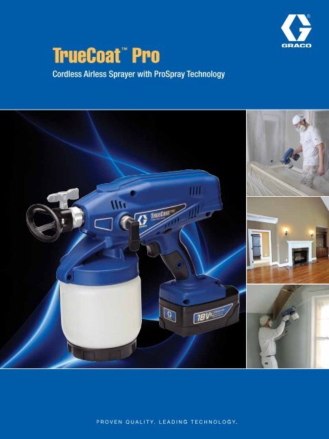 TrueCoat Pro Cordless Paint Sprayer - Graco Inc.