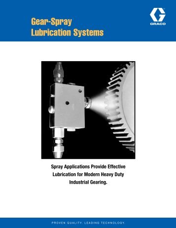 Gear-Spray Lubrication Systems - Graco Inc.