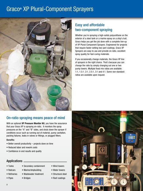 XP™ Plural-Component Sprayers - Graco Inc.