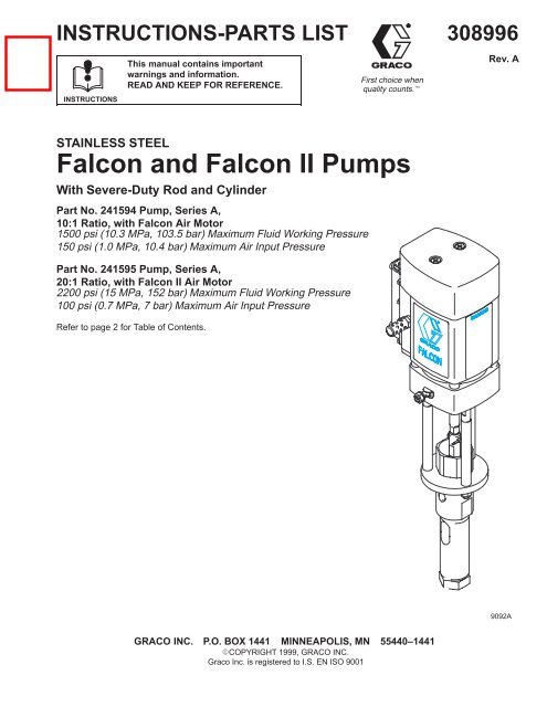 308996A STAINLESS STEEL Falcon and 