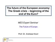 Lecture Prof. Dr. Andreas Knorr, The Greek Crisis - International ...