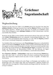 Wegbeschreibung und Plan - Grächen