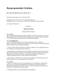Burgerreglement der Gemeinde Grächen (pdf)
