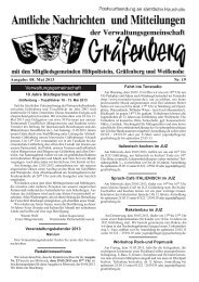 Ausgabe 19 08.05.2013 - Gräfenberg